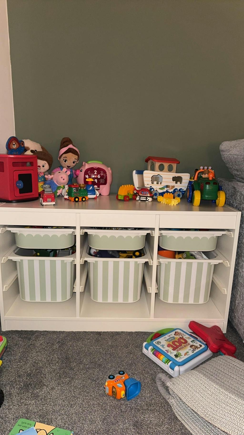 Striped Stickers For Ikea Trofast Drawers