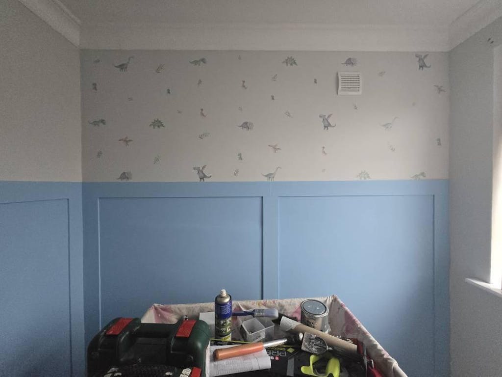 Watercolour Dinosaur Nursery Wall Stickers