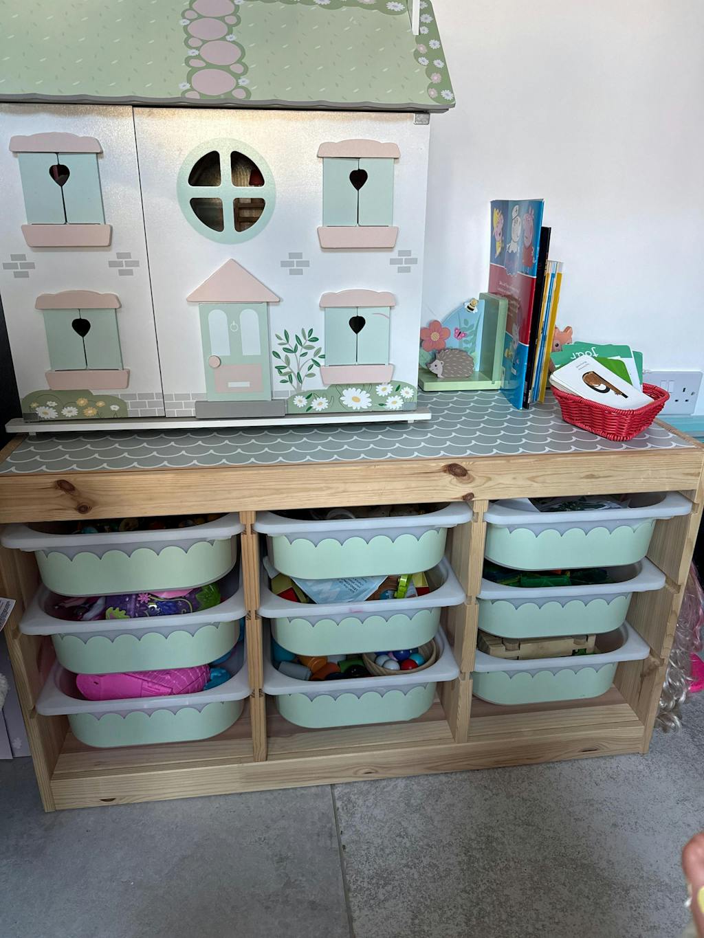 Wavy Scallop Stickers For Ikea Trofast Drawers