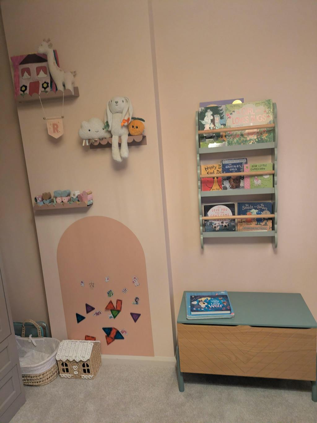 Removable Magnetic Arch Chalk Board Wall Sticker