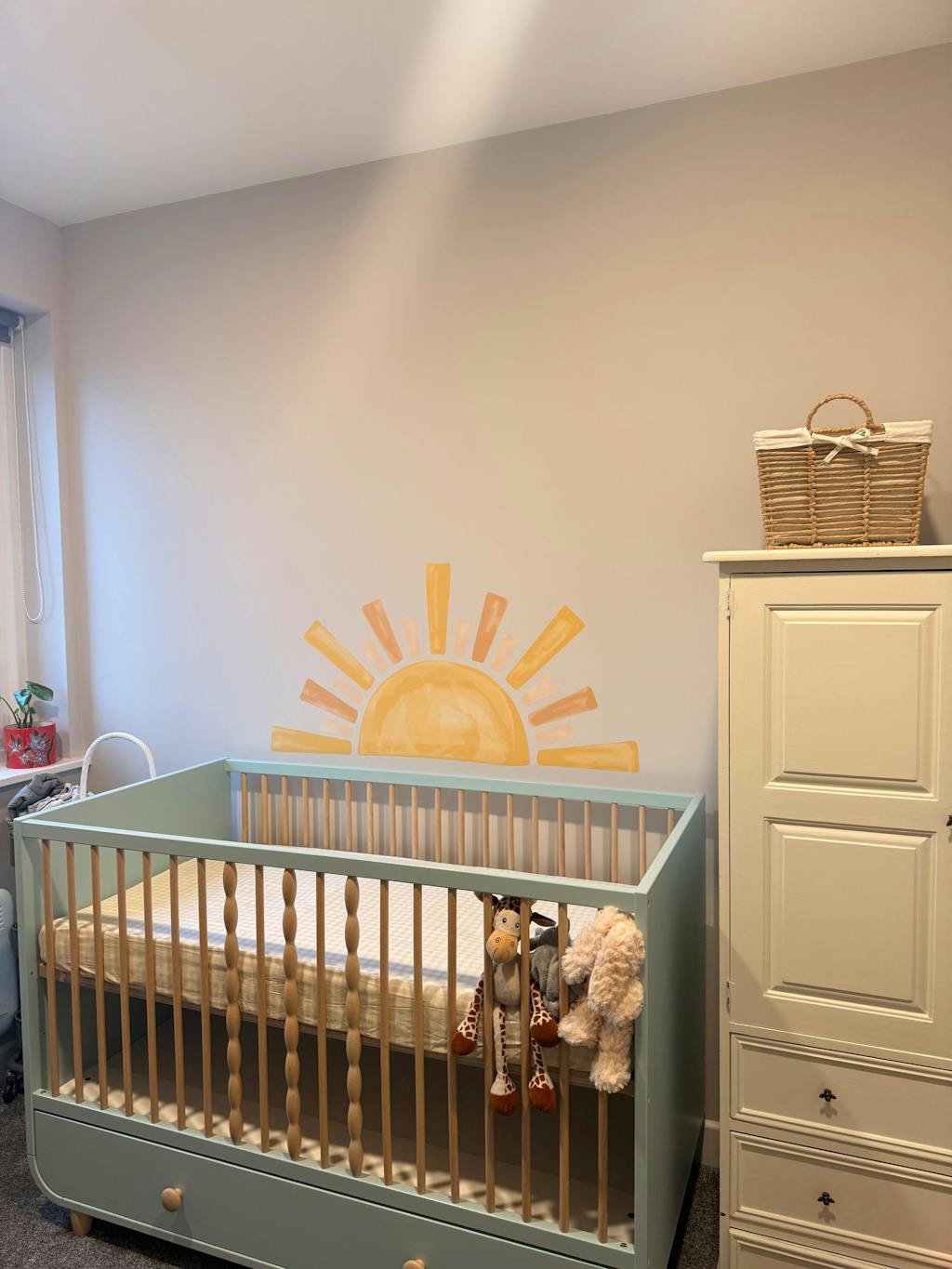Boho Sun Nursery Wall Sticker