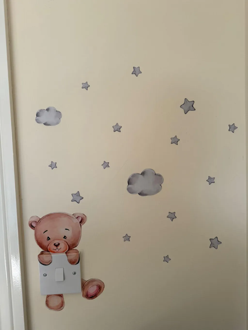Teddy Bear Light Switch Wall Sticker