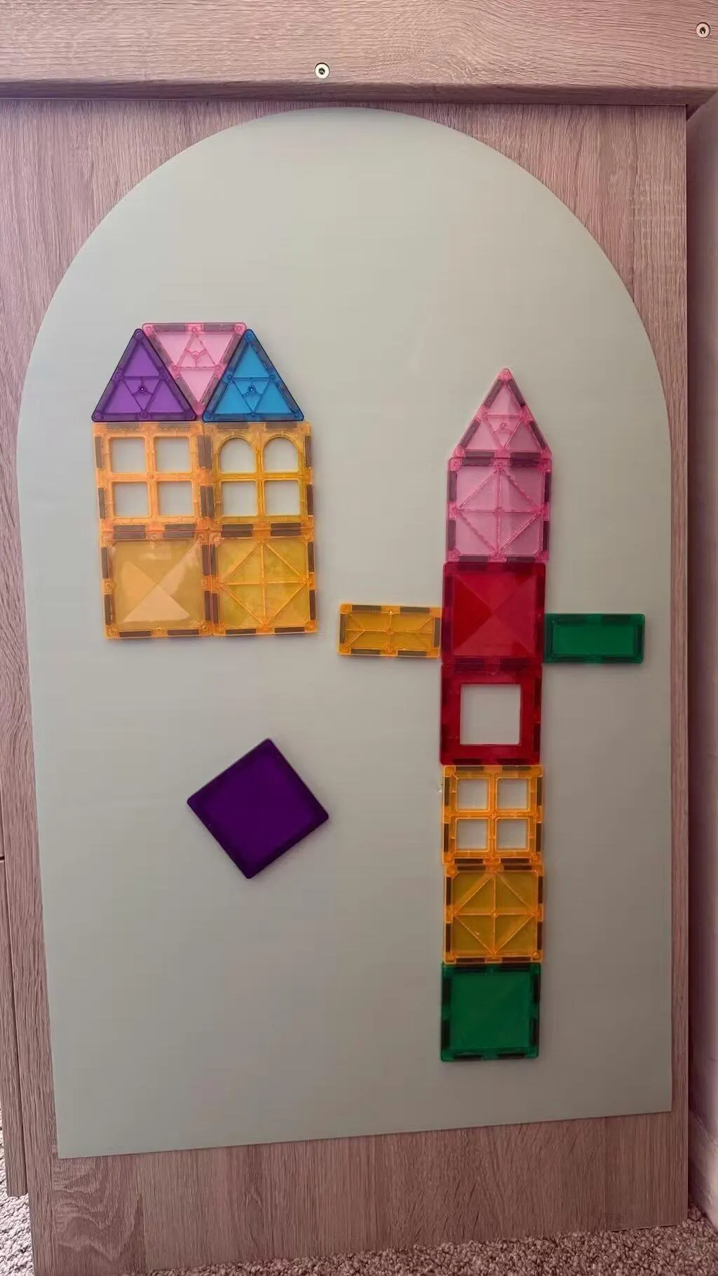 Removable Magnetic Arch Chalk Board Wall Sticker