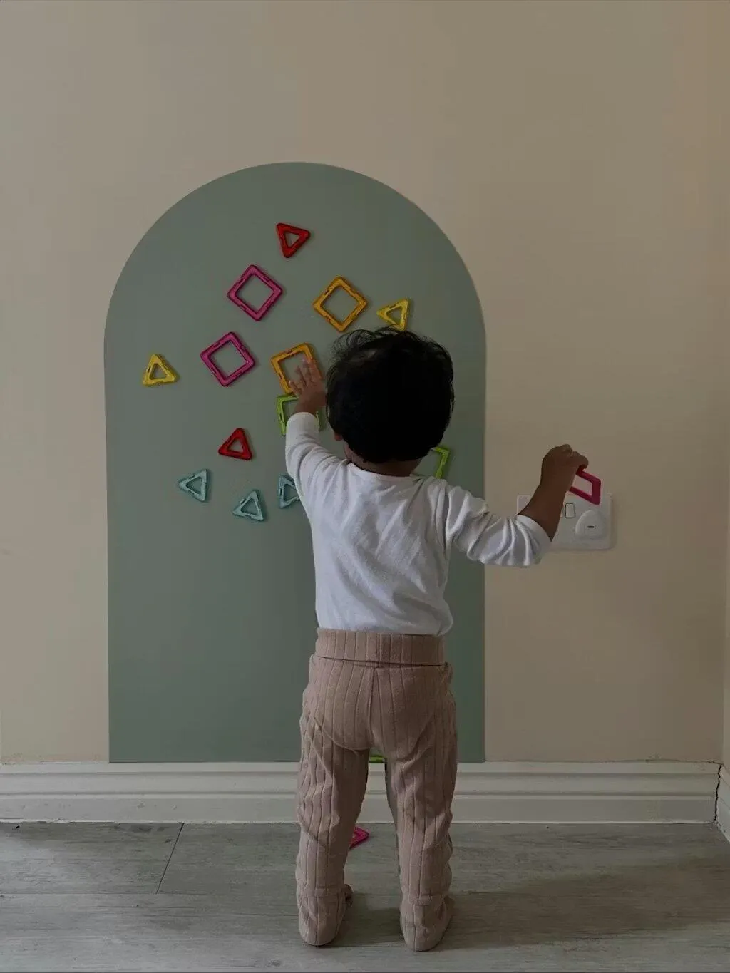Removable Magnetic Arch Chalk Board Wall Sticker
