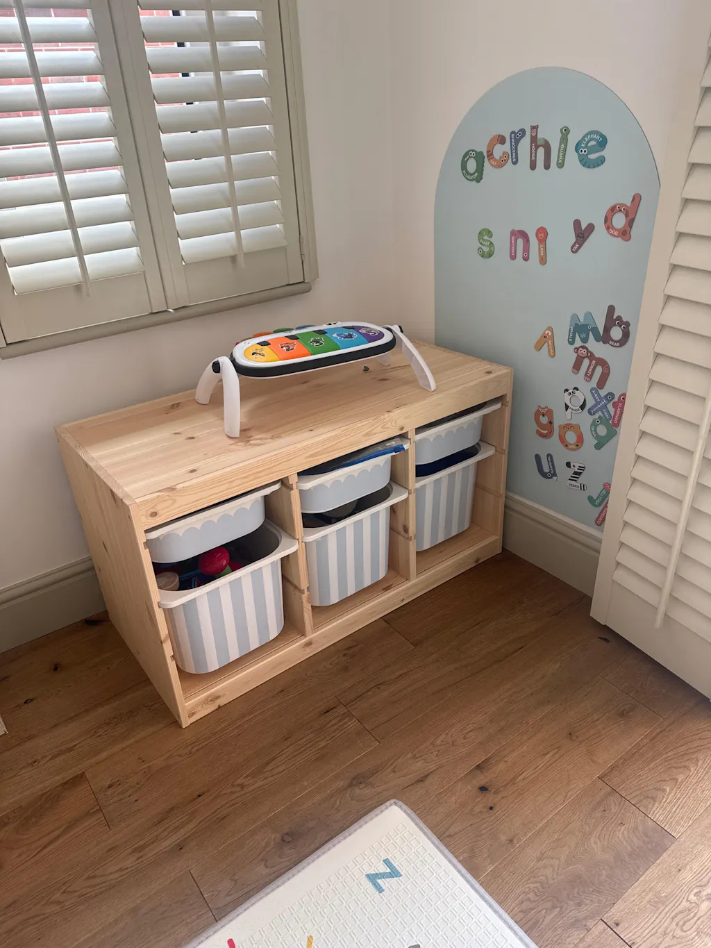 Wavy Scallop Stickers For Ikea Trofast Drawers