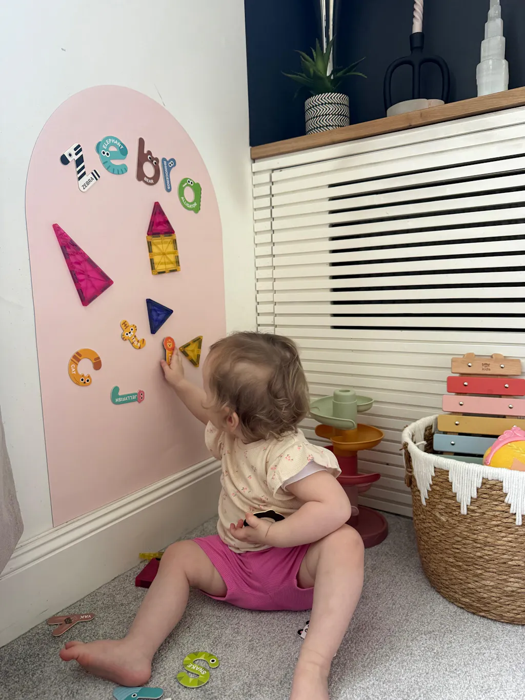 Removable Magnetic Arch Chalk Board Wall Sticker