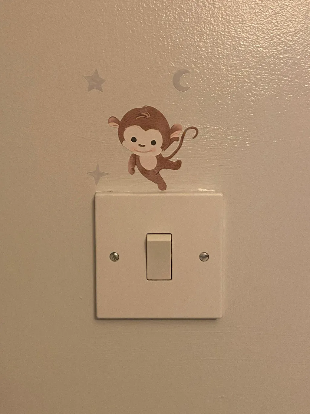 Watercolour Animal Light Switch Wall Stickers
