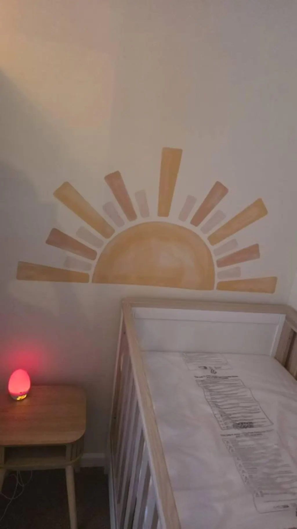 Boho Sun Nursery Wall Sticker