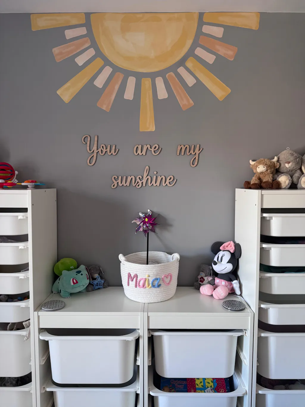 Boho Sun Nursery Wall Sticker
