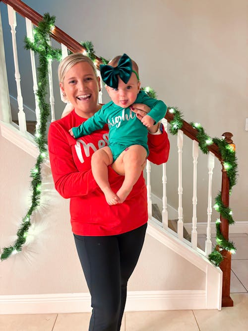 "Merry" & "Bright" Mom and Baby Shirt Bundle