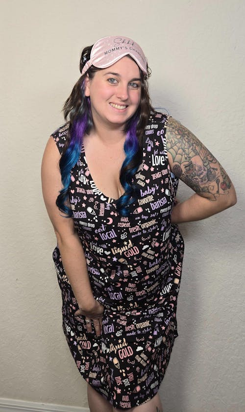 Nursing Pajamas - Breastfeeding Graphic Print