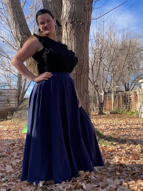 Flutter Sleeve Nursing Top - Black Ruffle