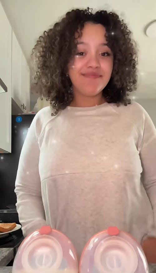 Yoga Nursing Tunic Sweatshirt- Light Heather Gray