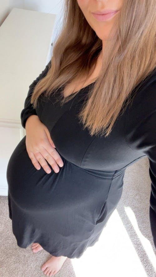 Holy Grail Nursing Dress - Long Sleeve - Black