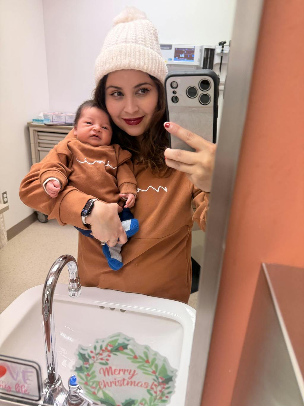 “Mama" and "Mini" Sweatshirt Bundle - Camel