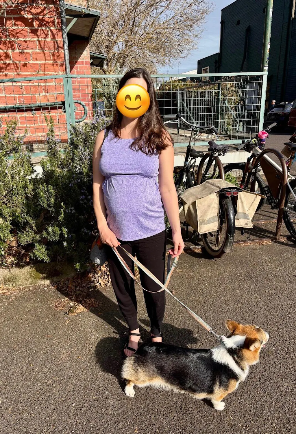 Nursing Workout Tank Top- Purple 2.0