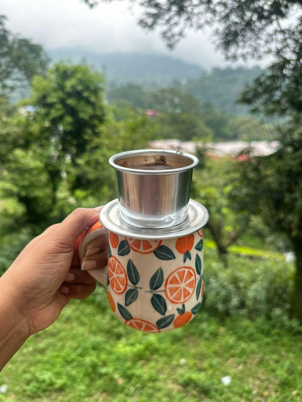 Set Narangi Orange Ceramic Cup (250ml)
