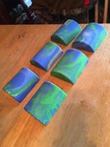 6 Bar Half Round Silicone Mold – Nurture Soap Making Supplies