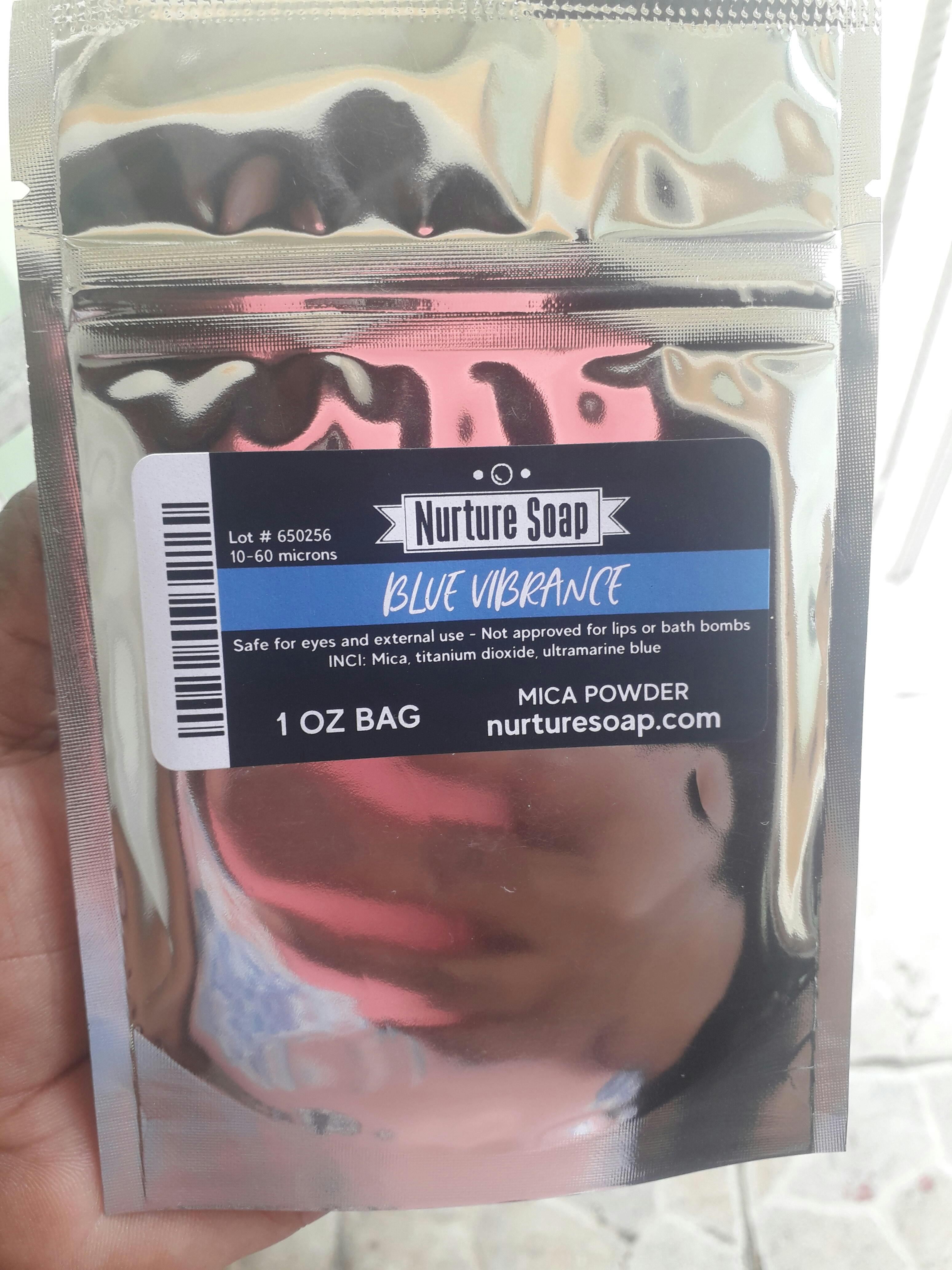 Blue Vibrance Mica with Bold Vivid Hue – Nurture Handmade Soap