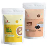 Combo Pack - Sprouted Ragi & Banana Porridge Mix (200g) | Dates Powder (200g)