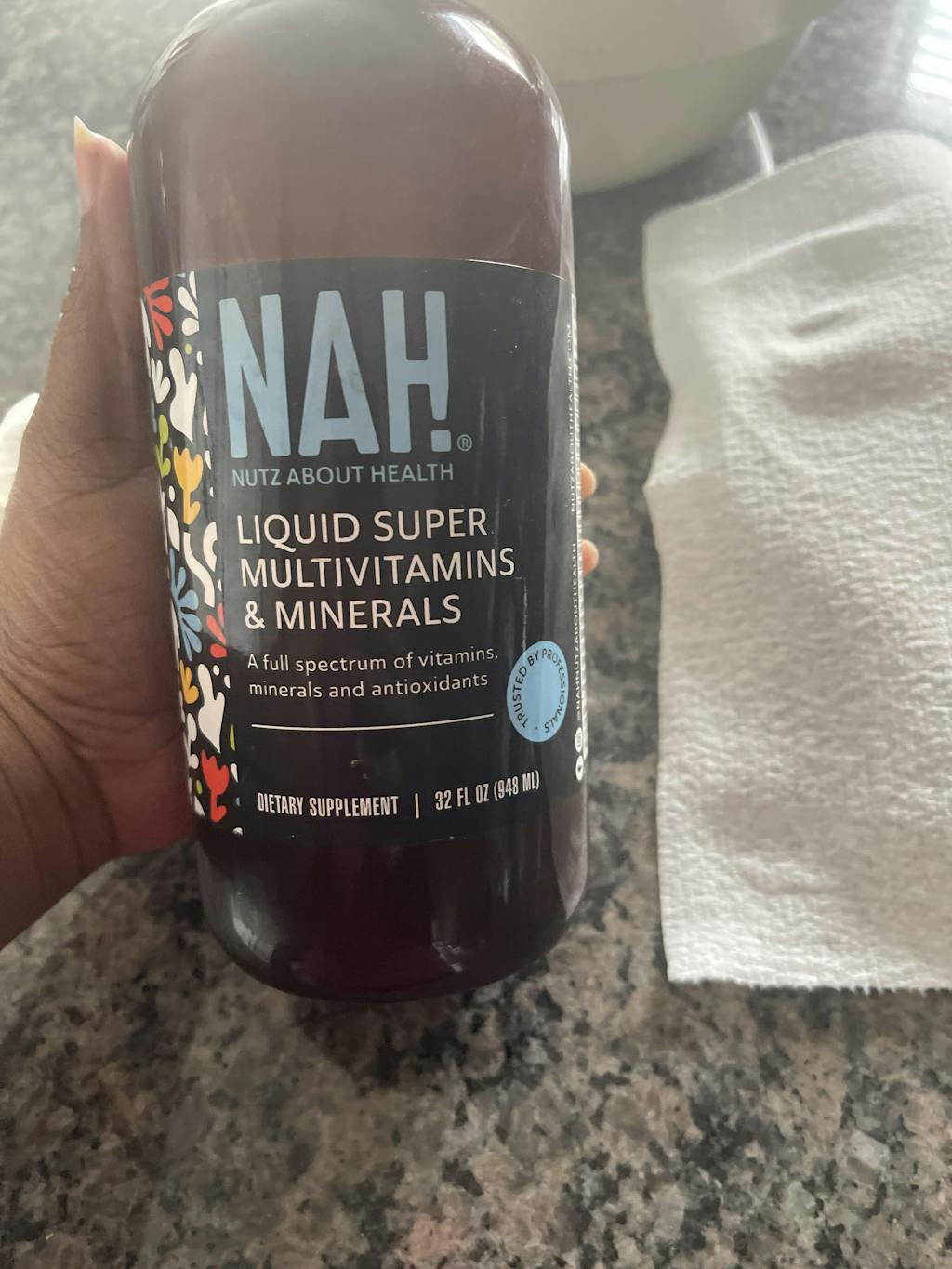 Liquid Super Multivitamins & Minerals NUTZABOUTHEALTH