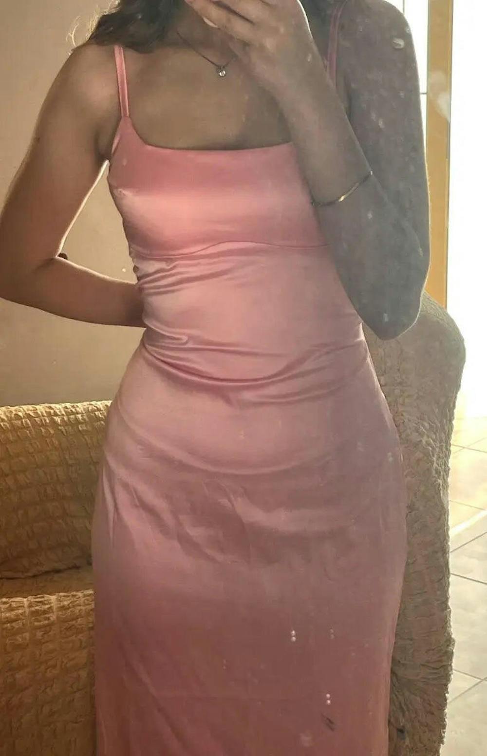 Pure Color Halter Backless Sleeveless Dress