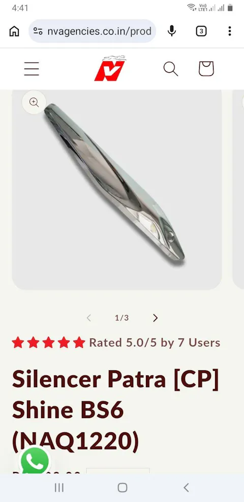 Silencer Patra [CP] Shine BS6 (NAQ1220)