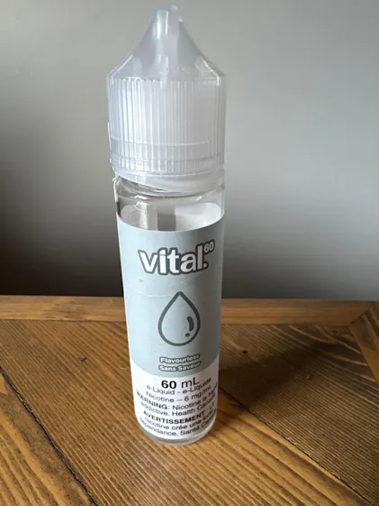 Vital Freebase E-Liquid - Flavourless 60ml | Free Shipping $75+ NVB Inc. Vital Freebase E-Liquid - Flavourless 60ml | Free Shipping $75+ NVB Inc.
