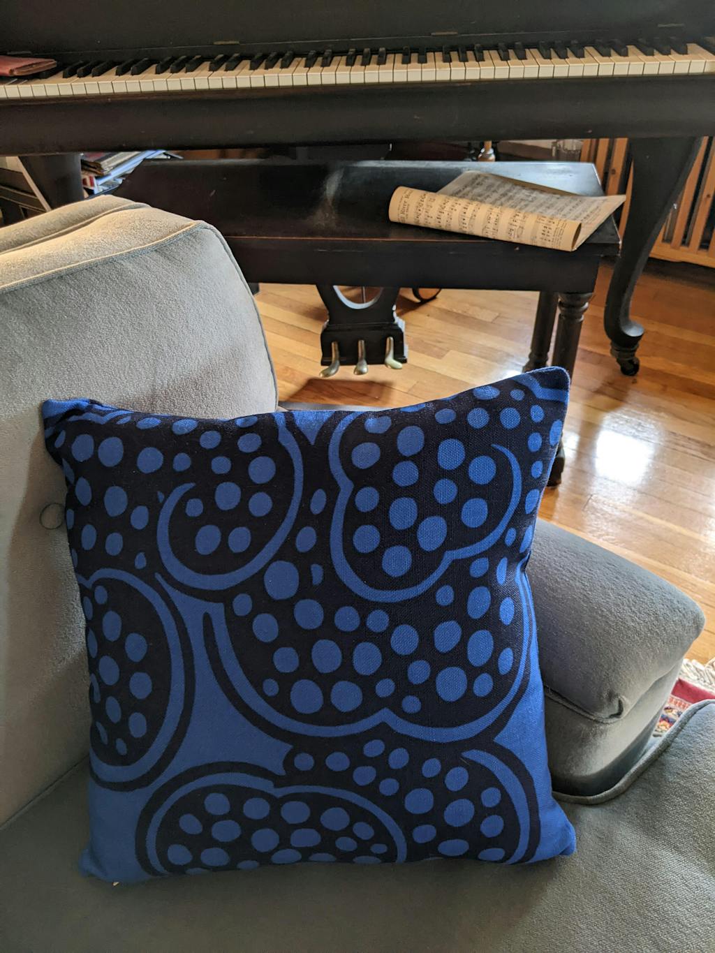 Wish Pillow (Bold blue)