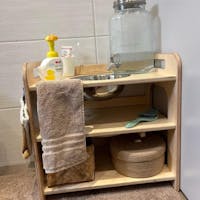 Montessori Wash Station with Lid | Small Single