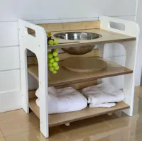 Montessori Wash Station with Lid | Small Single