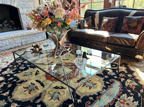 Thaddeus Glass Rectangular Coffee Table