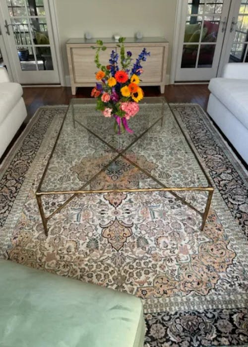 Thaddeus Glass Rectangular Coffee Table