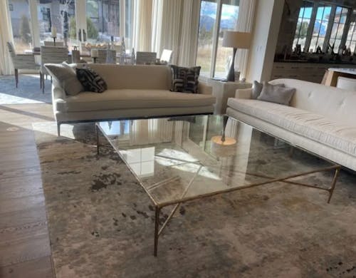 Thaddeus Glass Rectangular Coffee Table