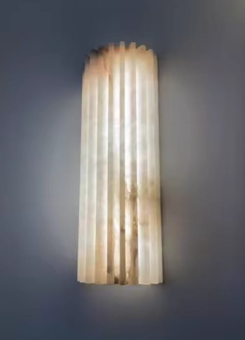 Alvia Alabaster Wall Light