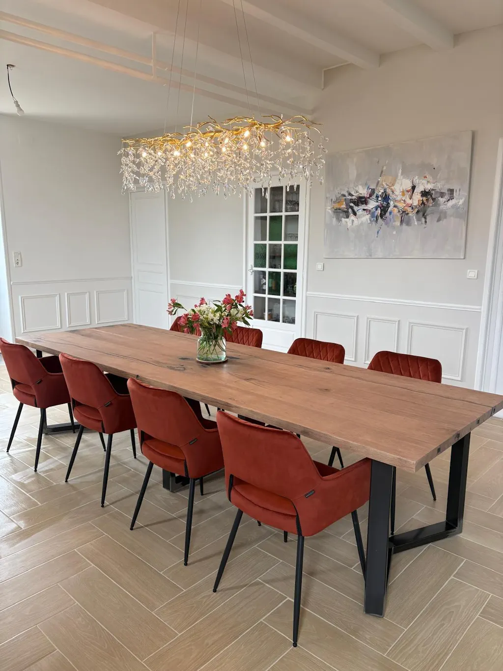 JANZÉ - Pied de table à manger en M