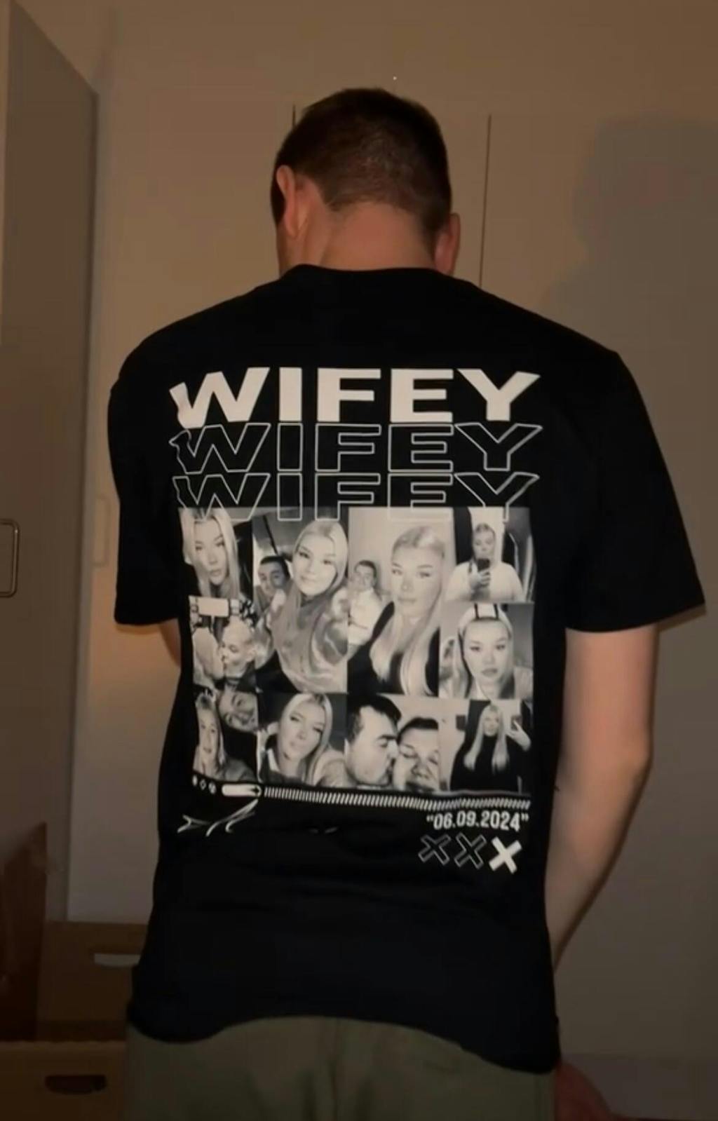 LOVER - Personlig tröja med egna bilder ryggtryck - Vi designar åt dig