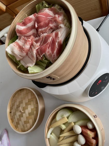 新品】Ocrasi せいろ 蒸し器 21cm O'MUSU オムス ホワイト Ocrasi 新品】Ocrasi せいろ 蒸し器 21cm O'MUSU オムス ホワイト Ocrasi