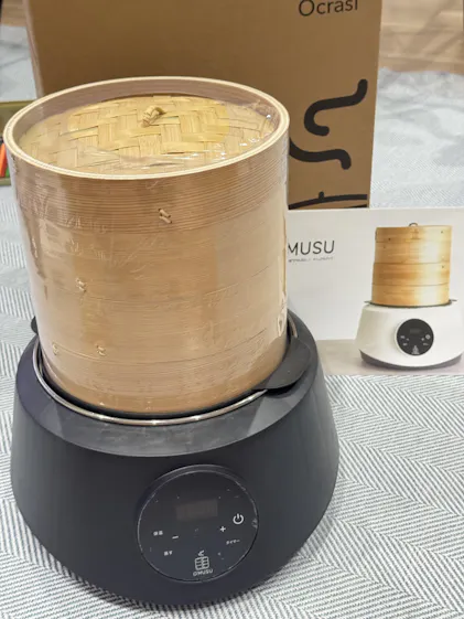 値下げしました Ocrasi O MUSU デジタル蒸し器 3段 竹製 値下げ 値下げしました Ocrasi O MUSU デジタル蒸し器 3段 竹製 値下げ