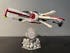 Display stand 3D angled for Lego 75402-8088-7259 ARC-170 Starfighter + minifigures slots (A1034)