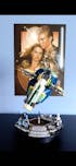 Display stand angled for Lego 75433 Jango Fett's Starship + Minifigures plate (A1121)