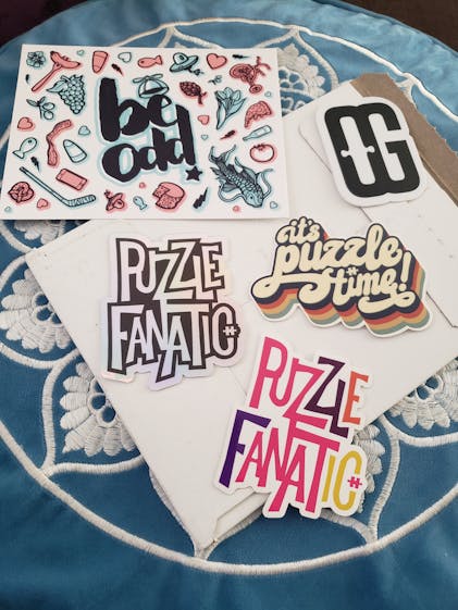 Puzzle Junky Holographic Vinyl Sticker