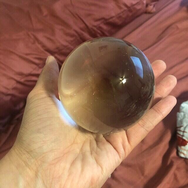 80 mm clear crystal ball online ,wiccan,mystic,renaissance,steampunk, pagan,