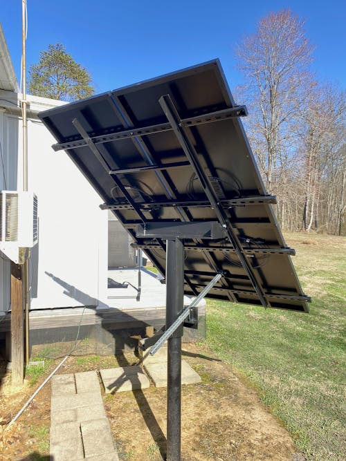 2 x EcoFlow 100W Rigid Solar Panels + 2 x Rigid Solar Panel Mounting Feet