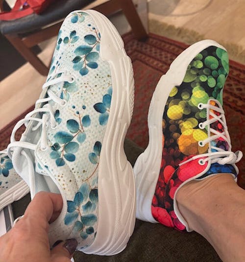 Rainbow Bubbles Chunky Sneakers