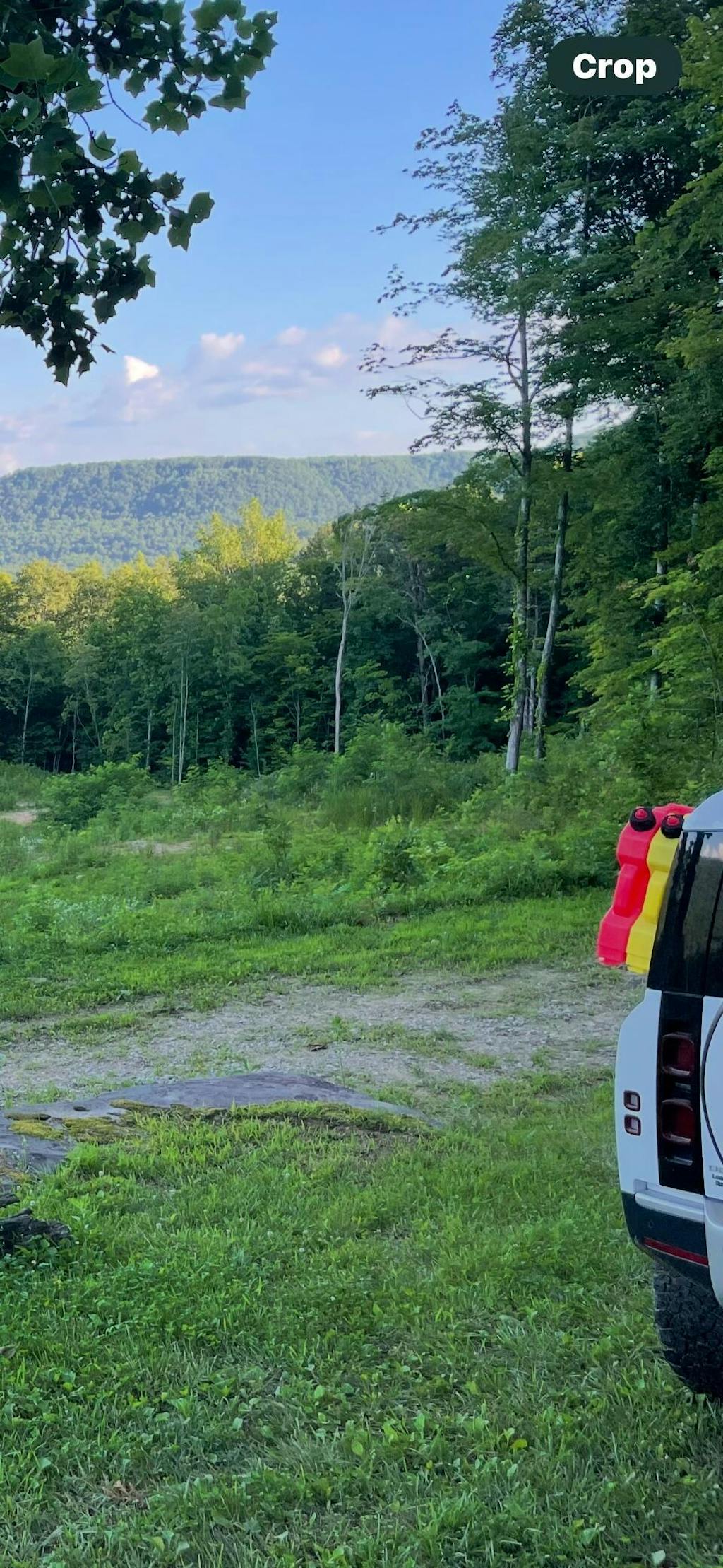 BadAss Tents Land Rover Defender 20-21 Ladder mounted Rotopax bracket, Aluminum, Black, Left side mount