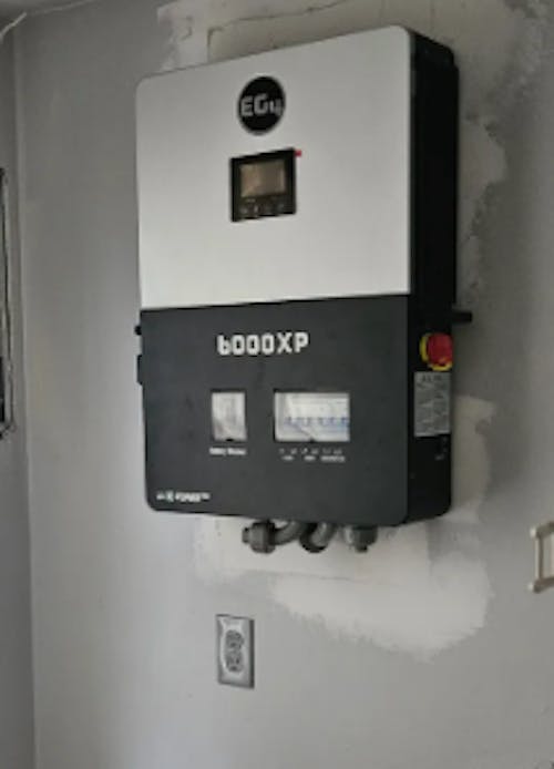 EG4 6000XP Off-Grid Inverter | 8000W PV Input | 6000W Output | 480V VOC Input | 48V 120/240V Split Phase | All-In-One Solar Inverter | EG4-8KPV-6LV