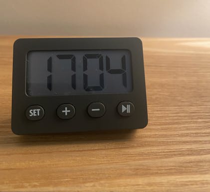 Digital alarm clock with timer and stopwatch 60.2014