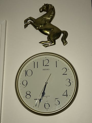 Seiko Myra Gold Wall Clock, 28cm