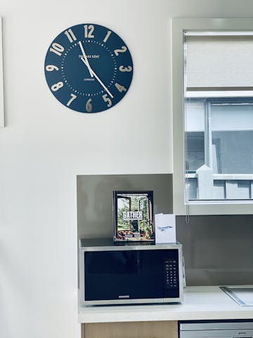 Thomas Kent Mulberry Wall Clock, Midnight Blue, 50cm